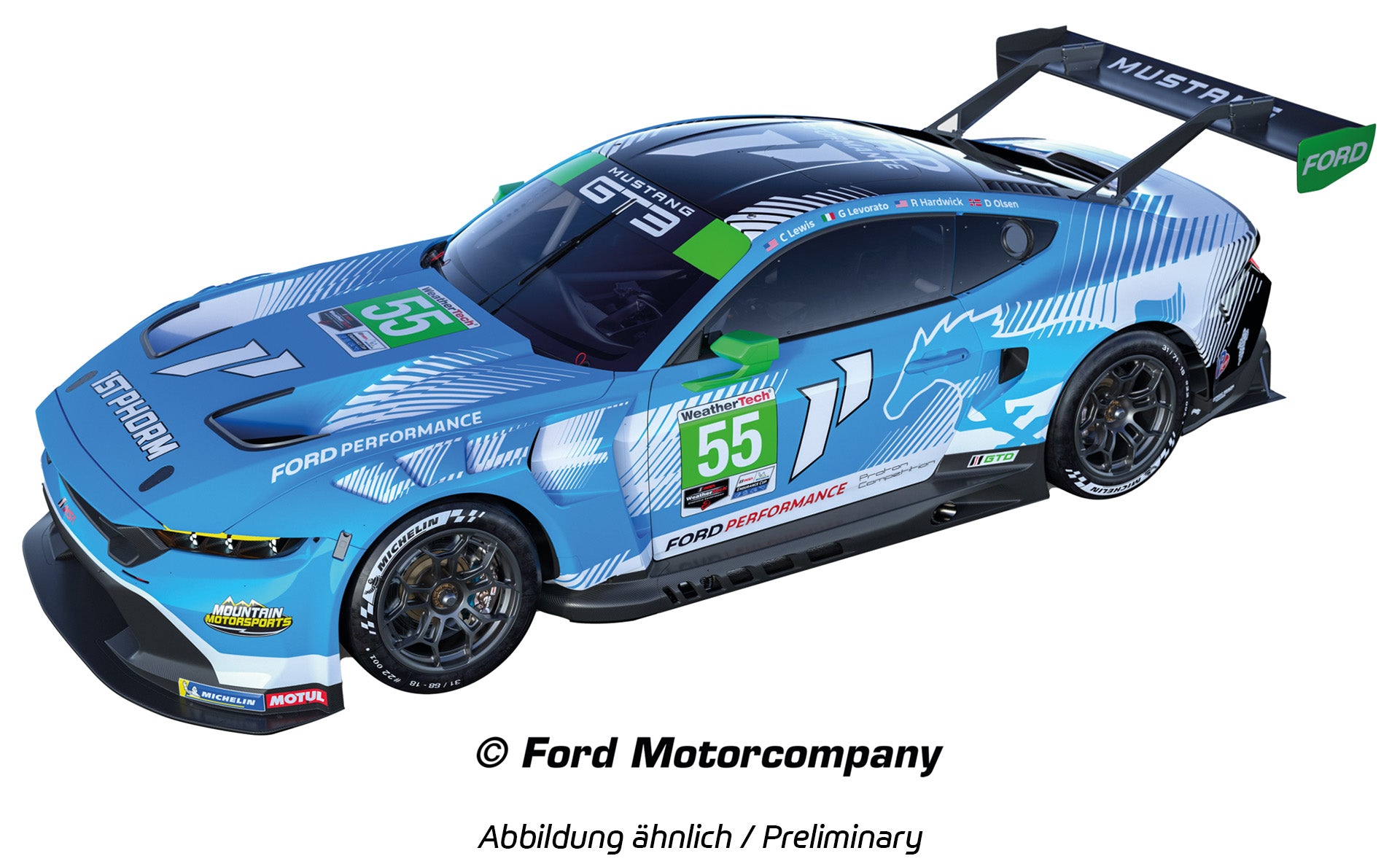 Ford Mustang GT3 "Champion Spirit, No.55"